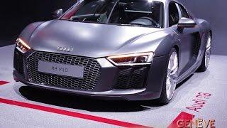 Audi R8 en direct du salon de Genève 2015