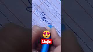 Majin cute name #shortsvedio#shorts #diy#trending cursive