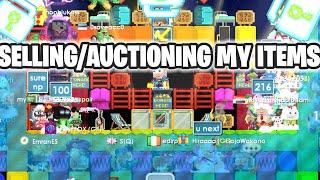 SELLING/AUCTIONING MY USELESS ITEMS!! | EASY FORGOTEN DLS GROWTOPIA