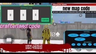 HN SHRI CRAFTERLAND MAP CODE AUTO HEADSHOT 2vs2 1vs1 KIYA HAI yt hn shri new map code  #crafterland