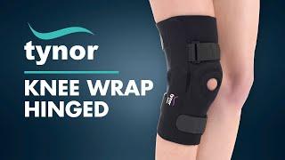 Tynor Knee Wrap Hinged (J15) for controlled compression and support around the knee