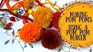 Making Pom Pom's using a Pom Pom Maker