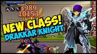 NEW CLASS Drakkar Knight! AQW!