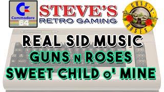 Guns n Roses - Sweet Child o' Mine  - REAL Commodore 64 SID Music - NOT Emulator