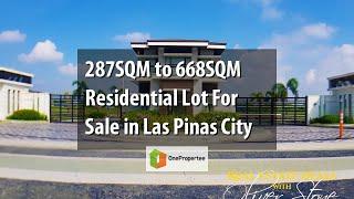 287SQM to 668SQM Residential Lot For Sale in Las Piñas City