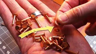 Copper Rivets (My Favorite!): Tools and Technique for Success