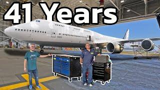Lead Boeing Technician’s Toolbox (After A LONG Career)