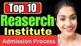 TOP 10 Research Institute of India | Best institute to become scientist | Research kahan se Karen