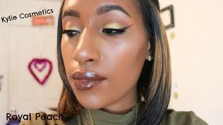 Kylie Cosmetics | Royal Peach Palette Review & Demo|