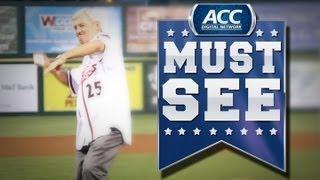 ACC Must See Moment | Frank Beamer Throws Out First Pitch | ACCDigitalNetwork