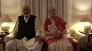 Vijaypat Singhania & his Wife (Former Chairman Raymonds) singing the song without music.