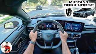 Saddle Up // 2024 Ford Mustang Dark Horse 10-Speed Drive Review (POV)