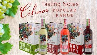 Cilmor Wines Popular Range Combined Tasting Notes - All Wines