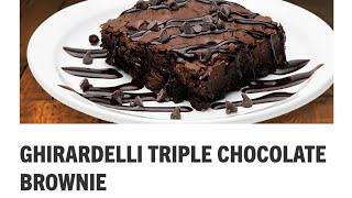 Ghirardelli Triple Chocolate Brownie Review