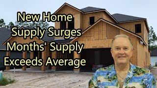 Jacksonville Florida HOUSING MARKET REPORT | New Homes Months' Supply EXCEEDS Average | s3w40