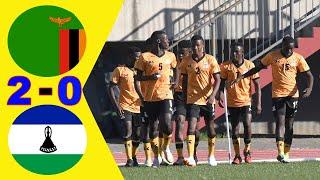 Zambia  Lesotho 2 - 0  All Goals & Highlights  COSAFA MEN’S U17 Championship 2021