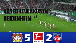 Bayer Leverkusen vs Heidenheim 5-2 | 2024 Bundesliga | Match Highlights