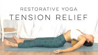 Breathe Better Using Yoga Blocks! Restorative Yoga For Tension Relief