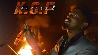 KGF Chapter 2 Best Spoof ll Best Action fight ll Rock Entry Scene #k4rcreation #kgf2