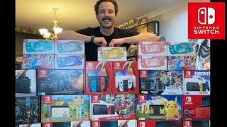 *25 NINTENDO SWITCH CONSOLES* My HUGE Nintendo Switch Console Collection