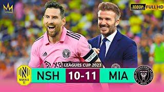 MESSI MAKES HISTORY IN THE FINAL AND CELEBRATES THE LEAGUES CUP WITH BECKHAM / NASHVILLE 10 MIAMI 11