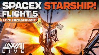 REPLAY: SpaceX Starship Flight 5! Booster Catch!