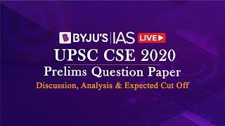 Live UPSC Prelims 2020 Analysis & Discussion | GS Paper 1