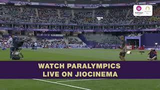 Sachin Khilari Wins Silver in Shot Put F46 | Paralympics Athletic Highlights | JioCinema