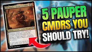 Pauper EDH: My Top 5 OTJ Cmdrs! | PDH | Pauper Commander