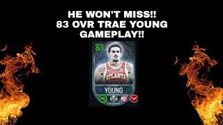 HE WON'T MISS!!!83 TRAE YOUNG GAMEPLAY!!!