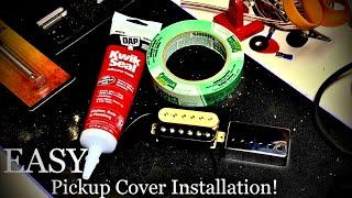 How to Install Humbucker Pickup Covers!