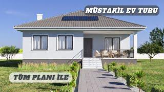 3+1 Müstakil Ev Turu | Tüm Planı İle Müstakil Ev Turu