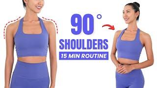 Get Perfect 90° Shoulders in a Week - Standing Workout, No Repeat, No Equipment