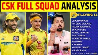 CSK FULL SQUAD ANALYSIS AFTER IPL 2025 MEGA AUCTION, CSK BEST PLAYING 11, IPL 2025