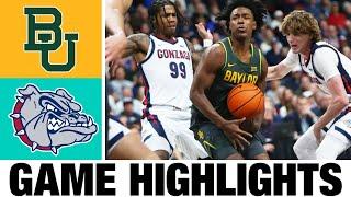 #6 Gonzaga vs #8 Baylor Highlights | NCAA Men's Basketball | 2024 College Basketball