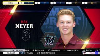 Miami Marlins select Max Meyer from Minnesota with the 3rd pick of the 2020 MLB Draft