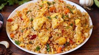 Garlic Egg Rice వంటచేసే టైం లేనపుడు 5 ని||ల్లో చేసే ఎగ్ రైస్ లంచ్ బాక్స్ లోకి కూడా Egg Fried Rice