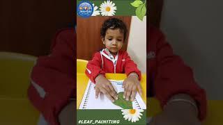 Leaf painting Activity ️ For Nursery #hellokids #preschool #curriculum #education