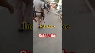 Indian Police Route March‍️‍️#police #viralvideo #ytshort #army#hard# duty