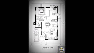 30 by 40 House Plan | 1200 sq ft house Plan #shorts