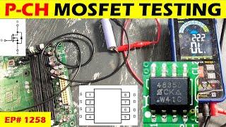 {1258} 4835 P-channel MOSFET testing in- circuit