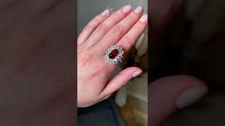 5 carat Mozambique Ruby ring, no heat