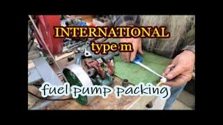 International Type M Engine fuel pump packing