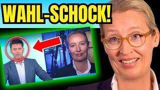 BRANDENBURG-SCHOCK!ALICE WEIDEL WEIST FRECHEN ARD-MODERATOR ZURECHT!