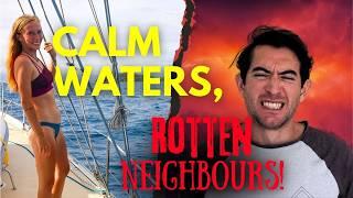 Sailing to Guadeloupe, AWFUL sailors at anchor, & bouy RESCUE MISSION! - Caribbean Boat Life