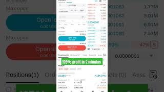 125% Profit in 2 minutes bitget x future trading #trading #bitget #crypto