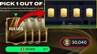 I OPENED NEW 101-105 OVR EXTRA TIME 30k TOKENS PACK IN FC MOBILE 25…