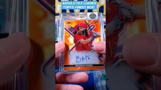  Best Box of Topps Finest EVER??? Crazy Loaded Box! #toppsfinest #baseballcards #groupbreaks