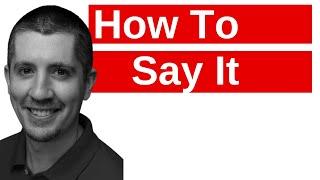 How To Say It