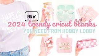 2024 Trendy Cricut Blanks You Need From Hobby Lobby | Let's Craft and Make Some Cute Stuff!